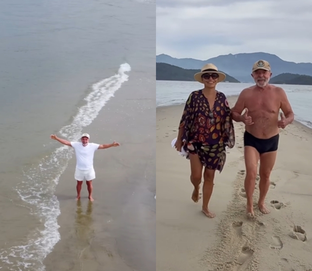 Janja mostra registro especial de férias com Lula no Rio de Janeiro