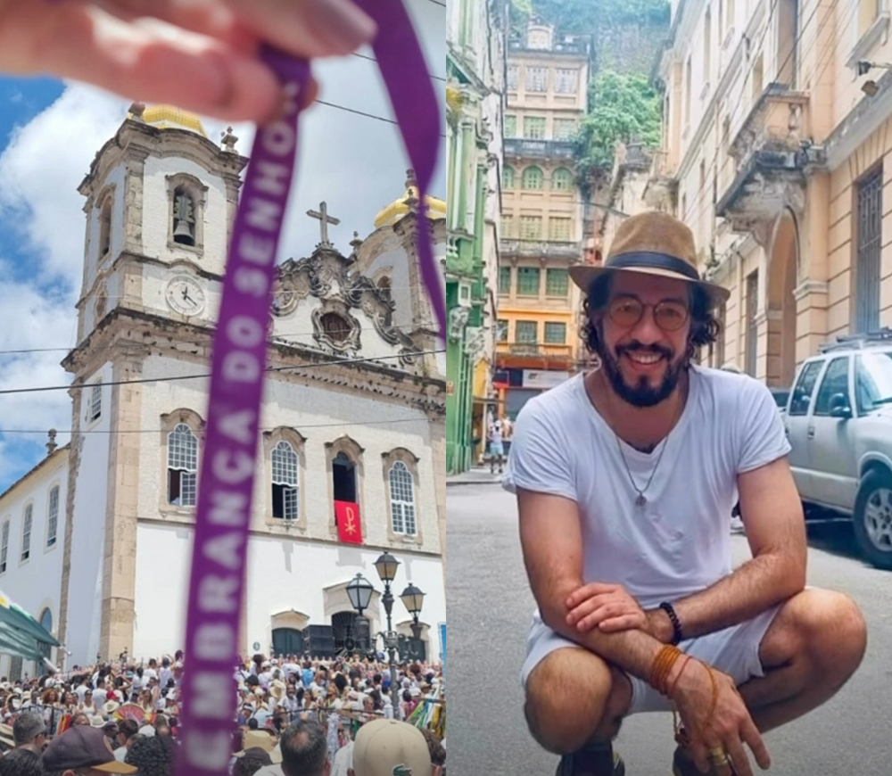 Baiano raiz, Jean Wyllys marca presença na Lavagem do Bonfim; veja fotos