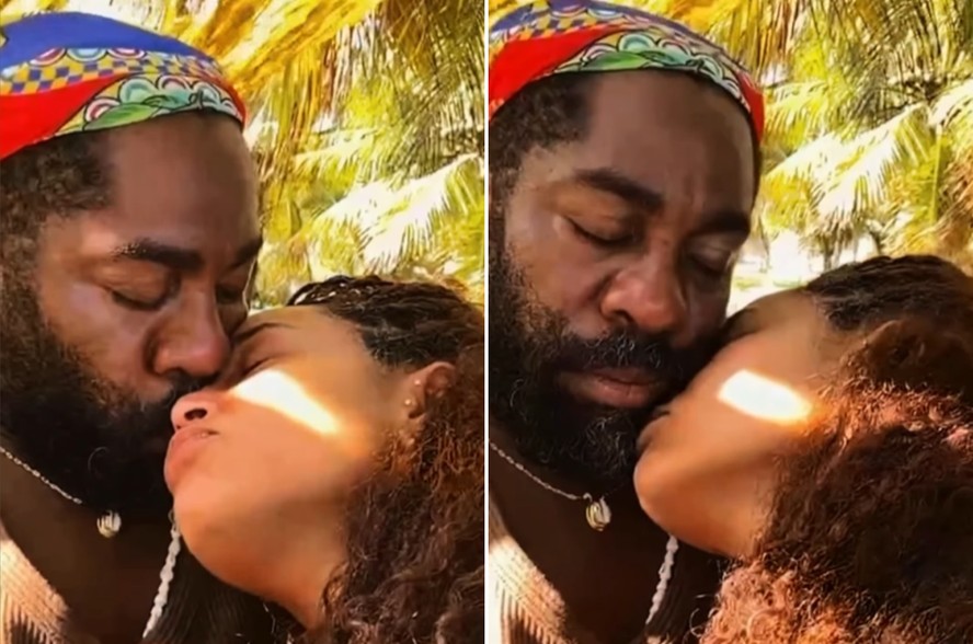 Taís Araujo e Lázaro Ramos surgem em clima de chamego: “Amor de mala e cuia”