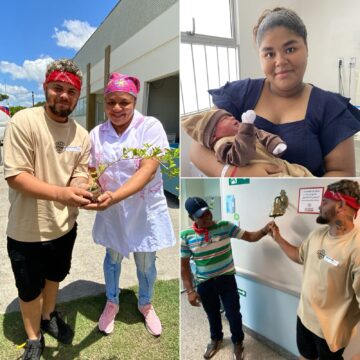 Ex-paciente que venceu câncer celebra nascimento do primeiro filho e homenageia hospital