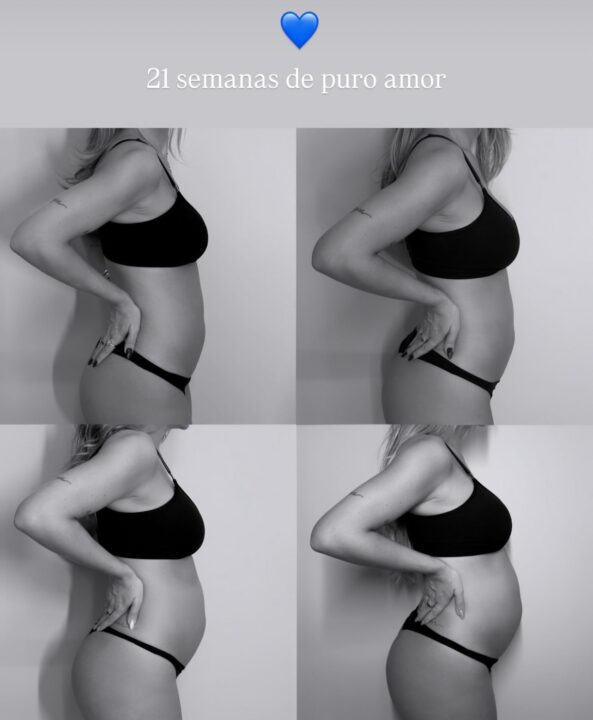 Lore Improta mostra evolução da barriga às 21 semanas de gravidez do segundo filho com Léo Santana
