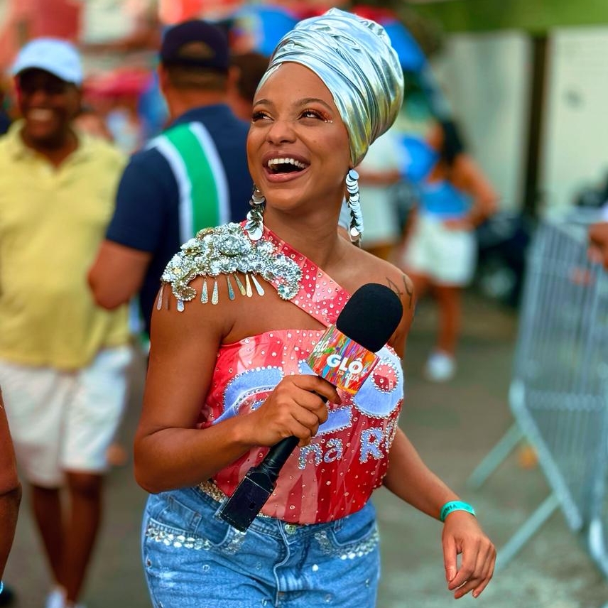 Luana Souza se junta a Rita Batista na cobertura do Carnaval da Globo
