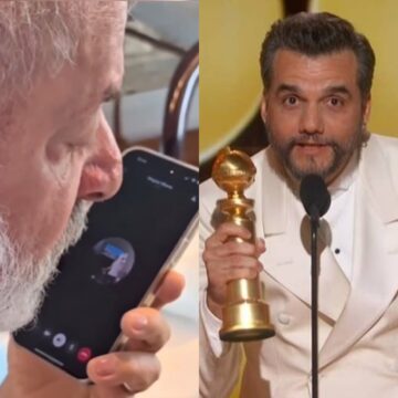 Lula liga para Wagner Moura após ator conquistar Globo de Ouro; assista
