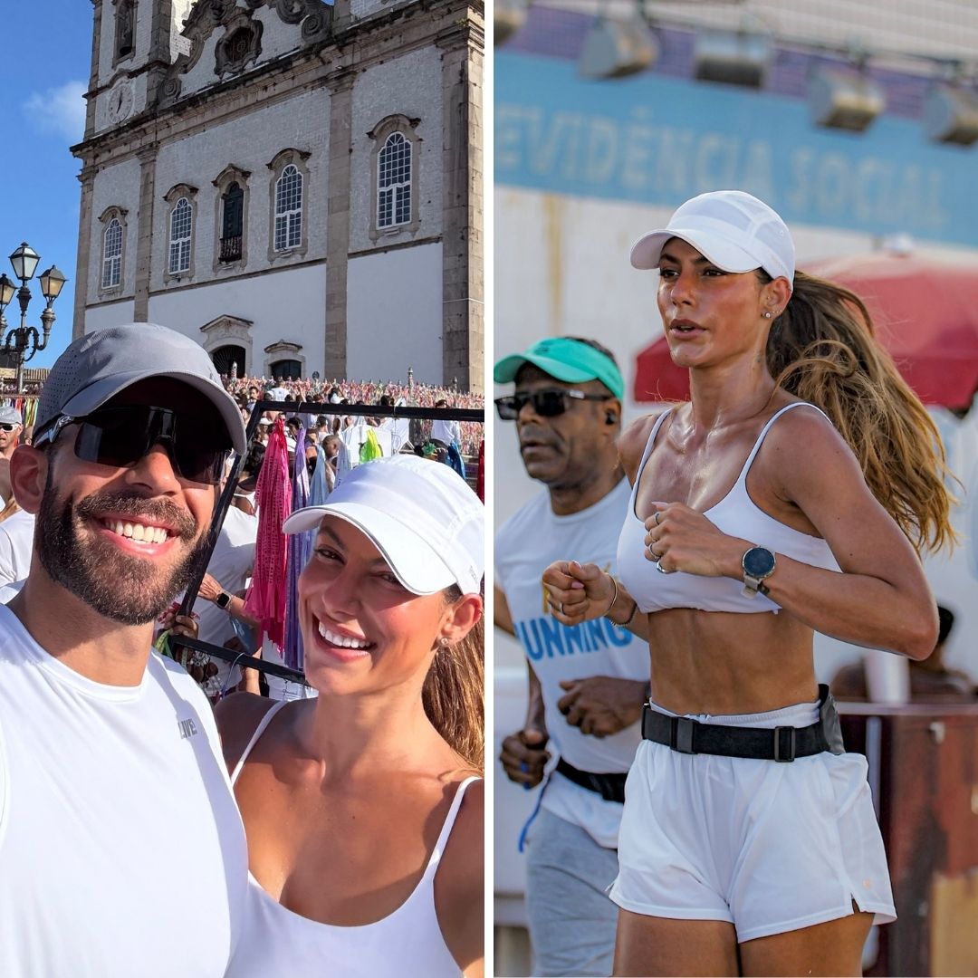 Mari Gonzalez corre mais de oito quilômetros na Lavagem do Bonfim: ‘Fui agradecer’