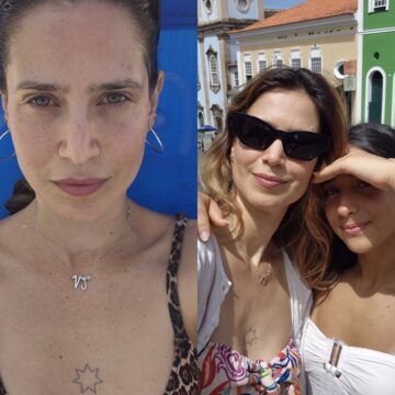 Mel Lisboa curte férias em Salvador ao lado da filha; veja fotos
