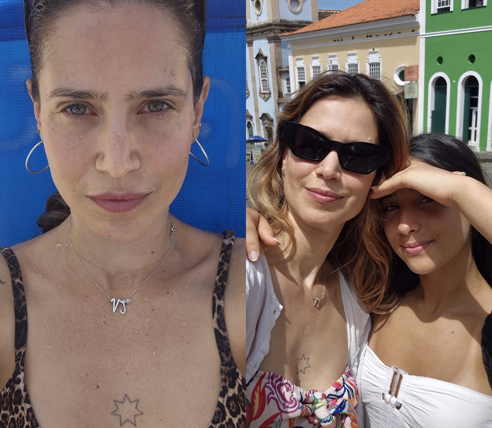 Mel Lisboa curte férias em Salvador ao lado da filha; veja fotos