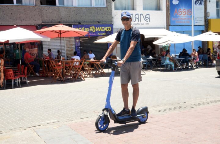 Patinetes elétricos completam um ano em Salvador com mais de 600 mil viagens