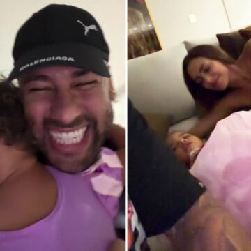 Neymar assusta a filha Mavie ao chamar Bruna Biancardi de ‘bruxa’; veja