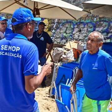 Operação integrada fiscaliza venda de alimentos e bebidas em pontos turísticos de Salvador