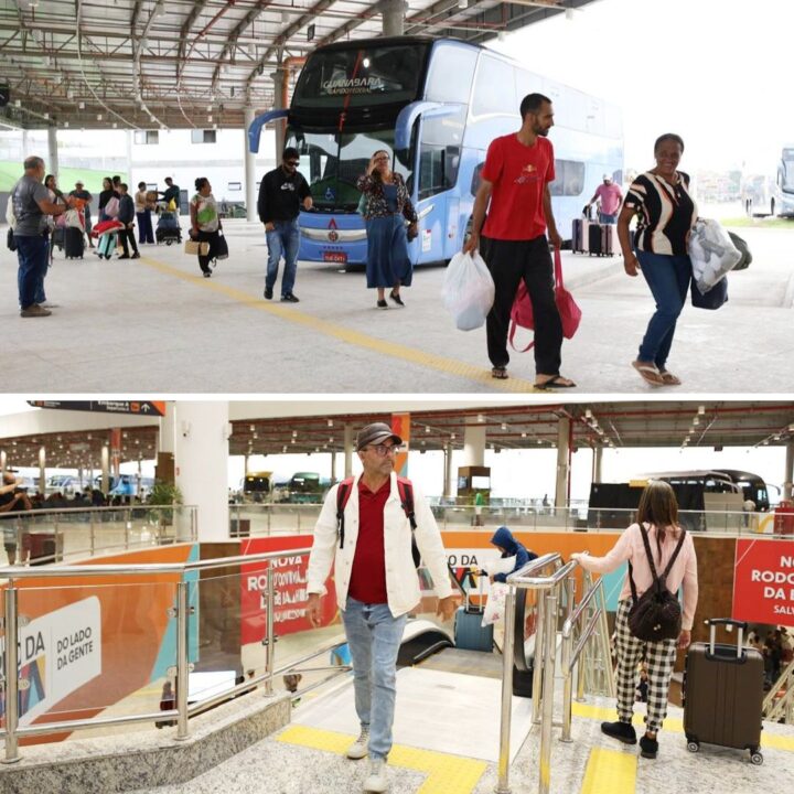 Passageiros já começam a circular na nova Rodoviária de Salvador nesta terça-feira (20); veja fotos