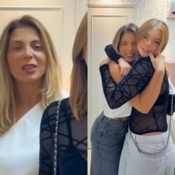 Sheila Mello posta vídeo com a filha de 12 anos e tamanho impressiona: ‘Está enorme’