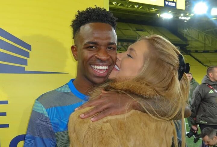 Virgínia ganha mensagem romântica de Vini Jr após vitória do Real Madrid: ‘Pé quente demais’