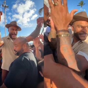 Tony Salles surpreende fãs ao dançar novo hit no Farol da Barra