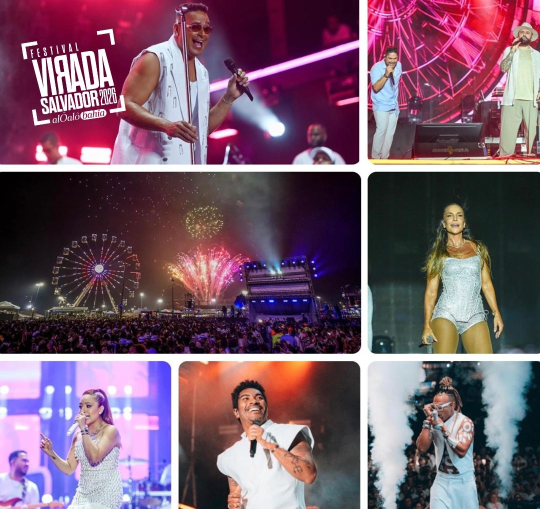 Ivete, Jorge & Mateus, Timbalada e mais: veja como foi o Réveillon no Festival Virada Salvador