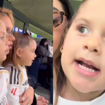 Filha de Virgínia Fonseca rouba a cena ao prestigiar Vini Jr. em partida do Real Madrid; veja vídeo