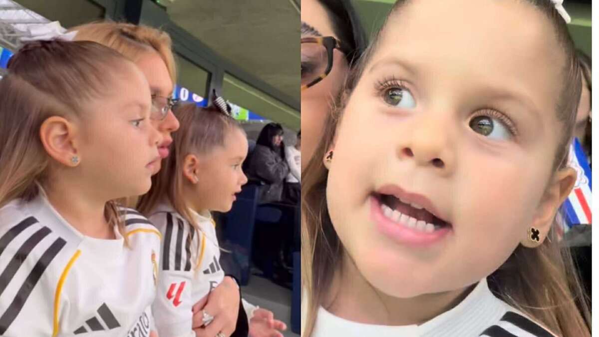 Filha de Virgínia Fonseca rouba a cena ao prestigiar Vini Jr. em partida do Real Madrid; veja vídeo