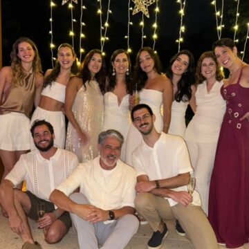 Em família, WIlliam Bonner e Fátima Bernardes Réveillon juntos; veja fotos