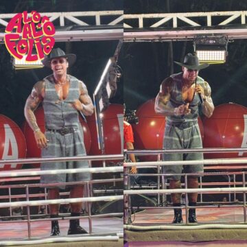 Léo Santana arrasta multidão no Pipoco e antecipa clima de Carnaval na Barra