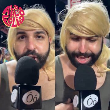 Gui Mascarenhas “vira” Lore Improta no Pipoco e cobra por perrengue com fantasia: “Calor da peste”