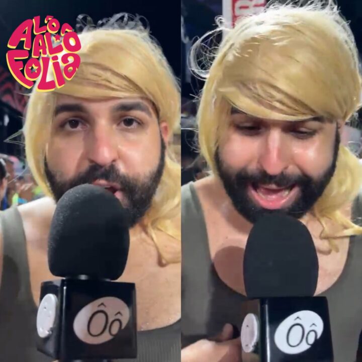 Gui Mascarenhas “vira” Lore Improta no Pipoco e cobra por perrengue com fantasia: “Calor da peste”