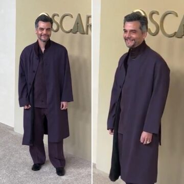 Indicado a Melhor Ator, Wagner Moura chega ao almoço do Oscar em Los Angeles