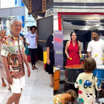 Caetano Veloso visita Instituto Quabales no Nordeste de Amaralina: “Força que nasce da arte”
