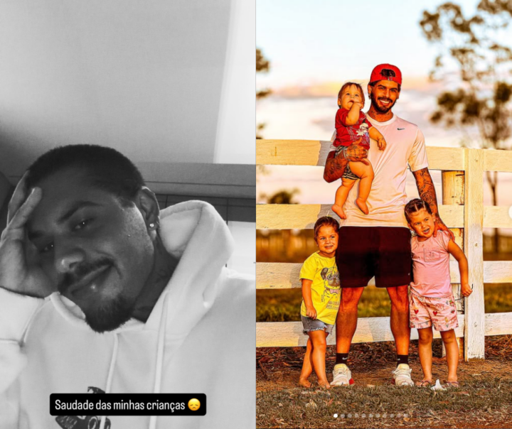 Zé Felipe desabafa sobre distância dos filhos durante agenda de Carnaval