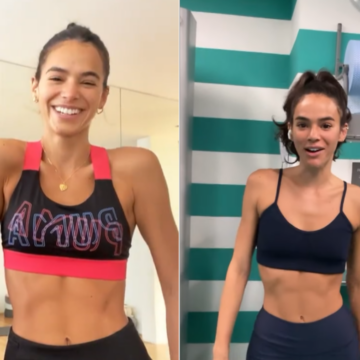 Bruna Marquezine volta à rotina de treinos e brinca que quer de volta o corpo ‘de antes do Carnaval’
