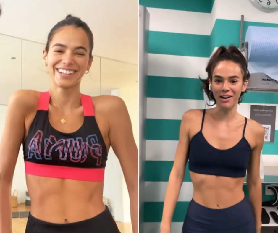 Bruna Marquezine volta à rotina de treinos e brinca que quer de volta o corpo ‘de antes do Carnaval’