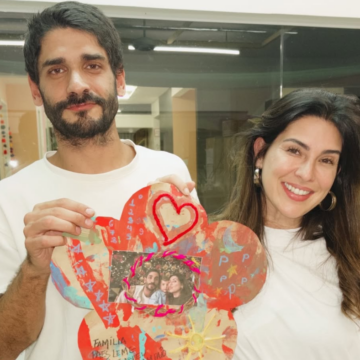 Fernanda Paes Leme mostra encontro com ex-noivo em atividade da filha na escola: “A gente até que mandou bem”