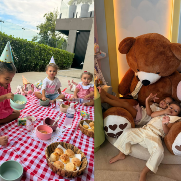 Neymar mostra momento fofo de Mavie e Helena juntas em piquenique