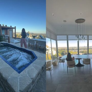 Marcus Buaiz e Isis Valverde mostram mansão em Los Angeles e chamam atenção nas redes