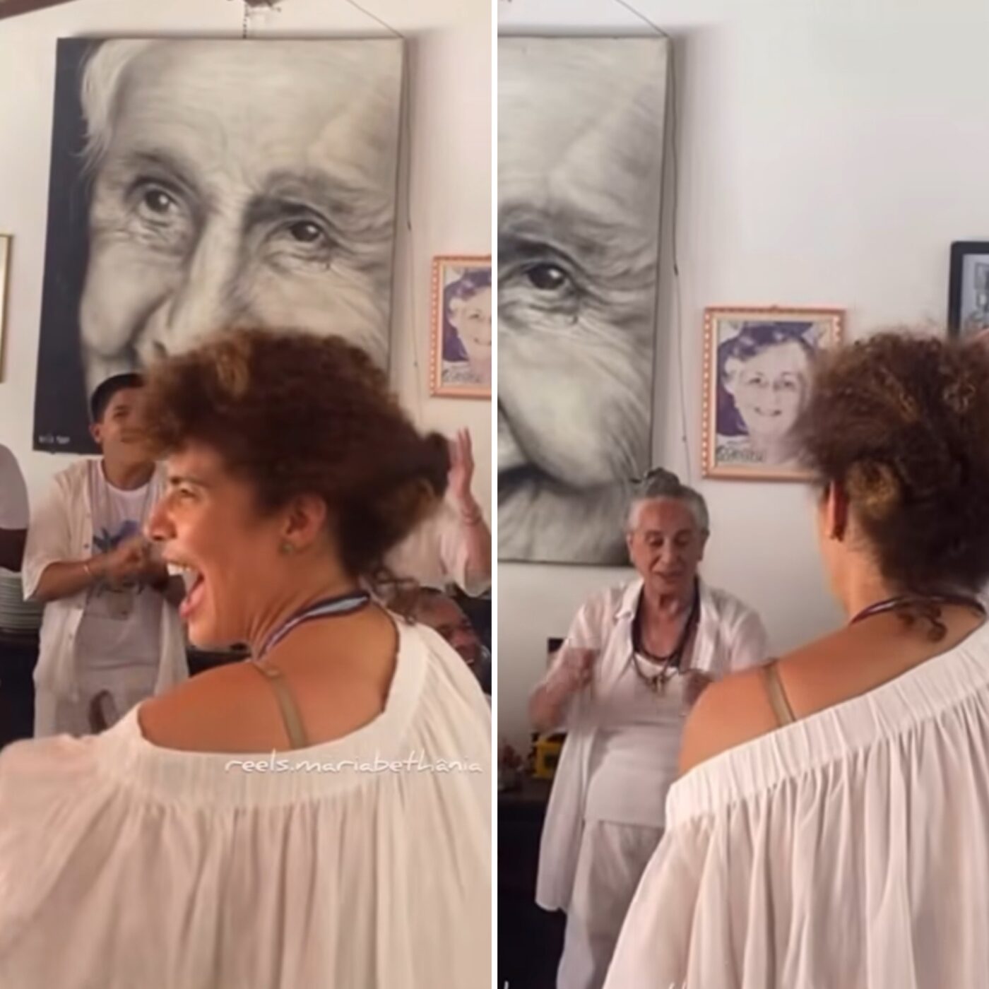 Vanessa da Mata prestigia Maria Bethânia em festa na icônica Casa de Dona Canô, em Santo Amaro