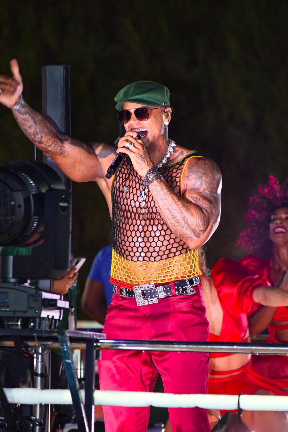 Léo Santana na redação do Alô Alô Bahia