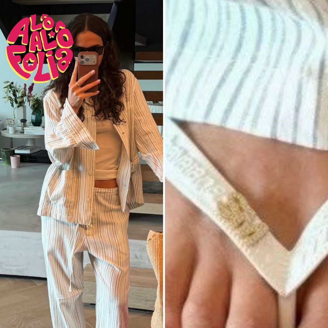 Em primeira foto em Salvador, Bruna Marquezine usa chinelo com as iniciais de Shawn Mendes