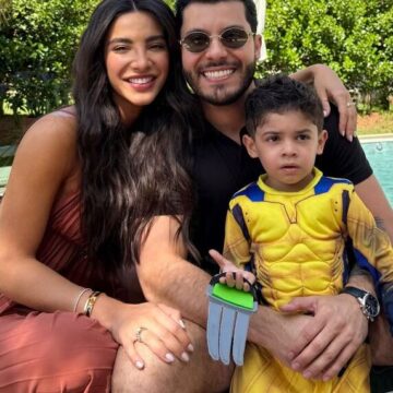 Filho de Marília Mendonça e Murilo Huff diverte ao dar conselho para madrasta