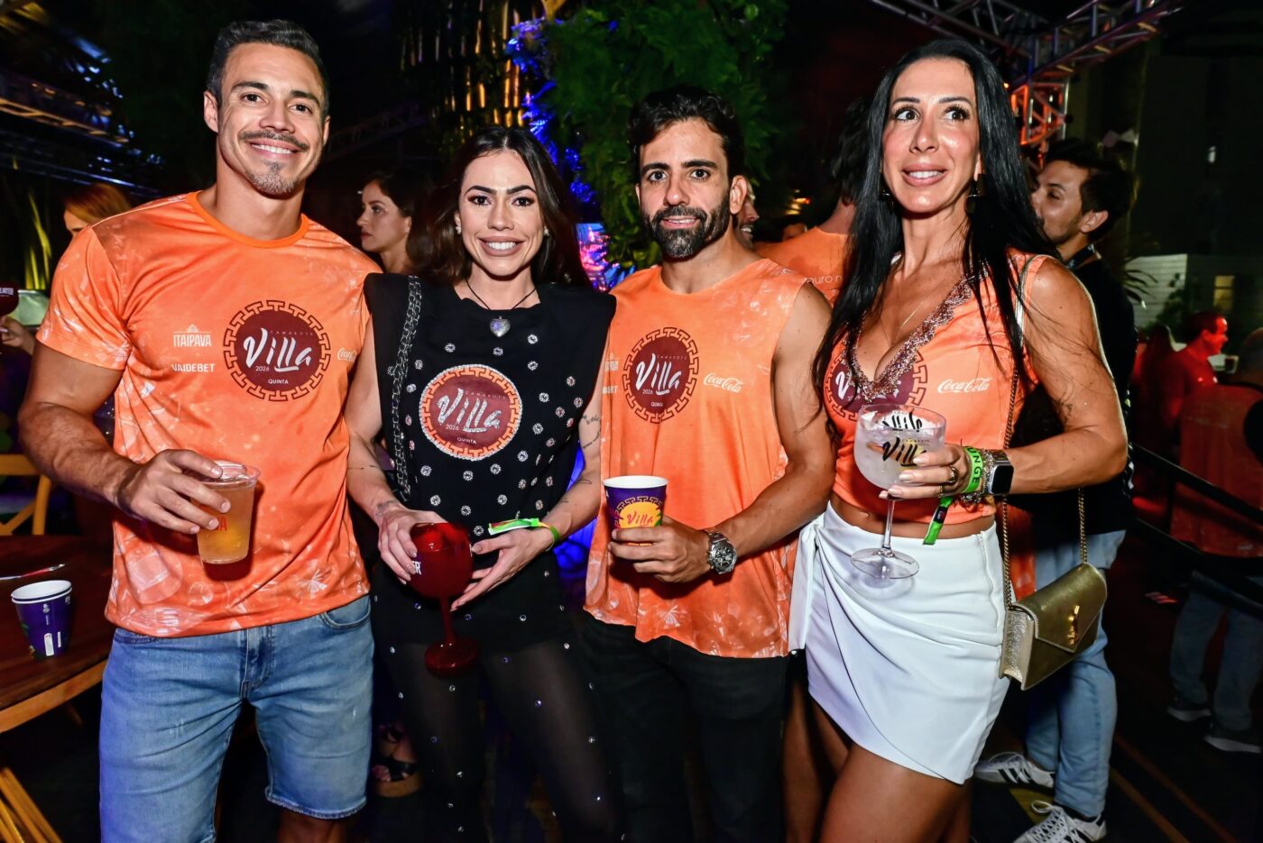 José Carvalho, Thaiana Sampaio, Marcus Menezes e Diana Palmeira