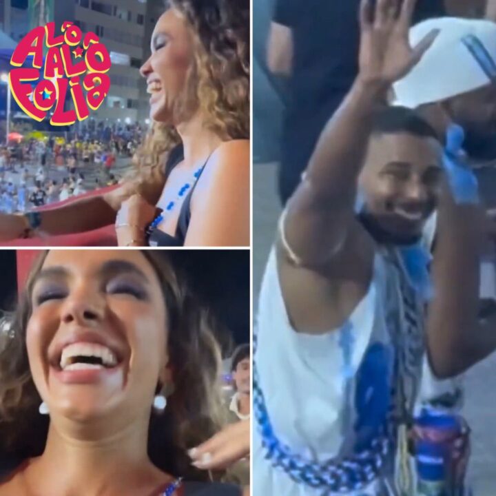 No Carnaval de Salvador, Giovana Cordeiro ganha colar de Gandhy e declara: ‘Me apaixonei’