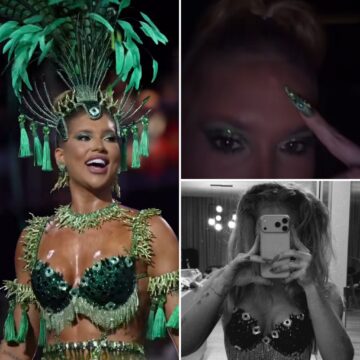 Virginia Fonseca comete gafe em estreia na Sapucaí, exibe ferimentos após ensaio e fala sobre Paolla Oliveira