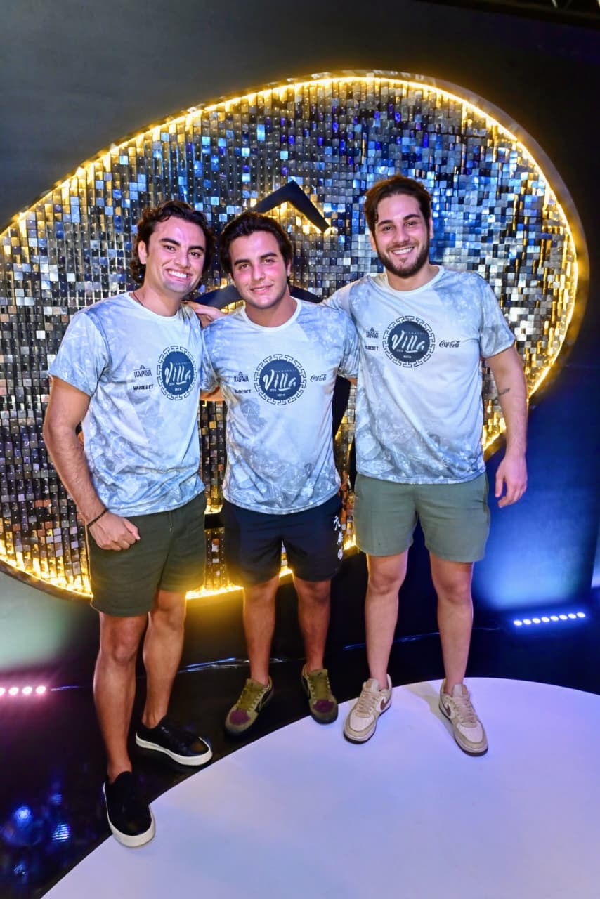 Gabriel Marques, Marcelo Sangalo e Filipe Tanuri