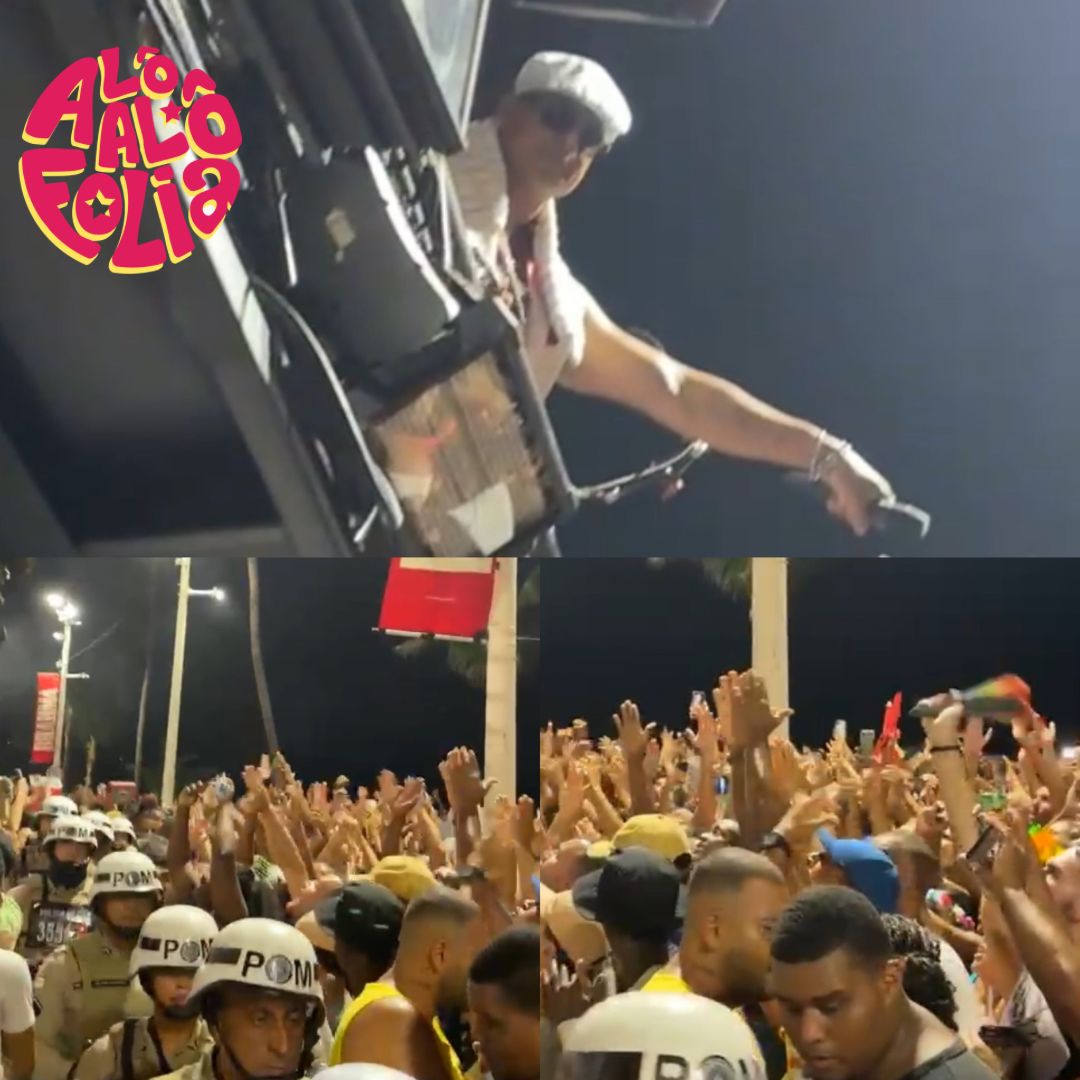 Trio de Xanddy sofre apagão e público reage cantando “Andar com Fé”; assista