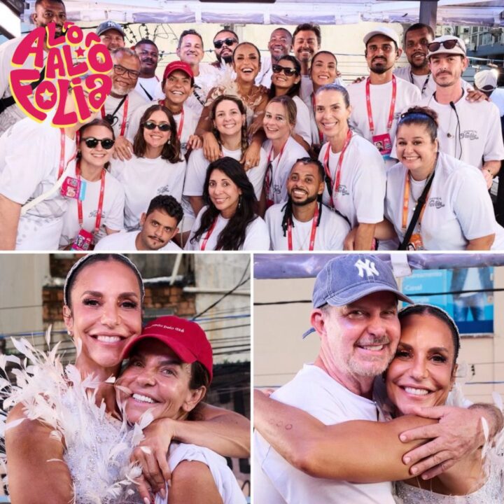 Ivete Sangalo agradece equipe após maratona no Carnaval 2026: ‘Amo cada um’