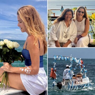 Ingrid Guimarães se emociona em 1ª participação na festa de Iemanjá: ‘Beleza que só a Bahia tem’