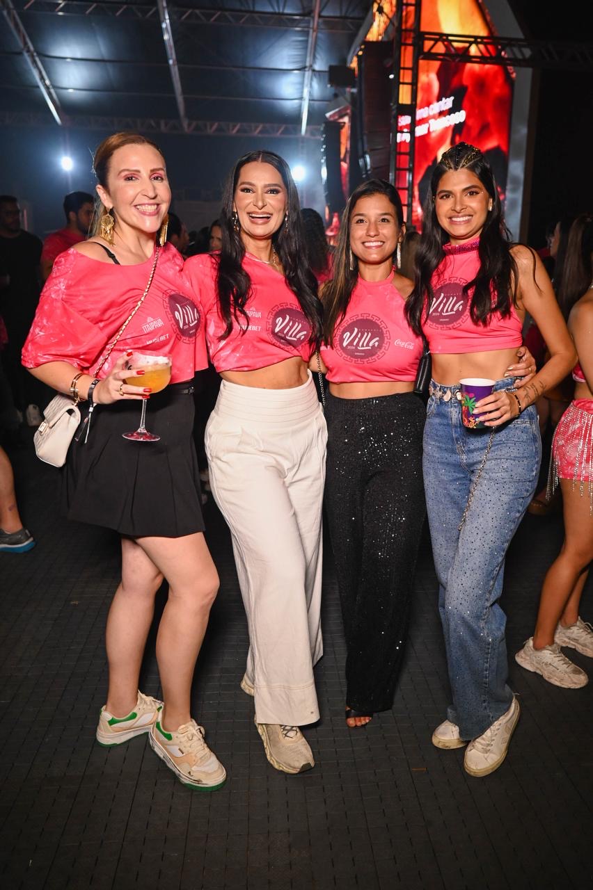 Nicole Bonfim, Rafaela Nascimento, Flávia Rezende e Natacha Vieira