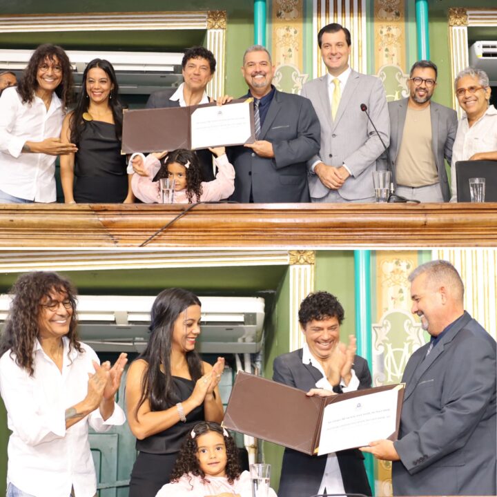 Jorge Vercillo recebe título de cidadão soteropolitano em cerimônia na Câmara Municipal