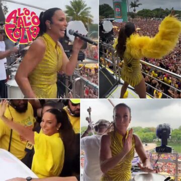 Ivete Sangalo faz estreia histórica no Carnaval de rua de São Paulo e lota o Parque Ibirapuera; veja vídeos
