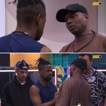 BBB 26: com malas prontas para desistir, Edilson procura Leandro após ofensa sobre analfabetismo