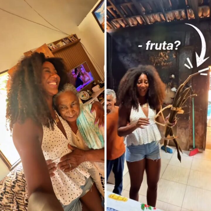 Camila de Lucas visita parentes em Xique-Xique e come ingá pela primeira vez: ‘Choque cultural’