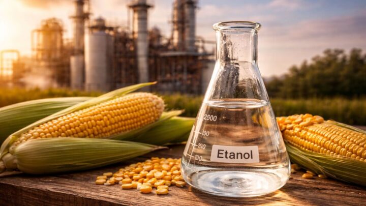 Produção de etanol de milho deve alcançar 10 bilhões de litros no Brasil