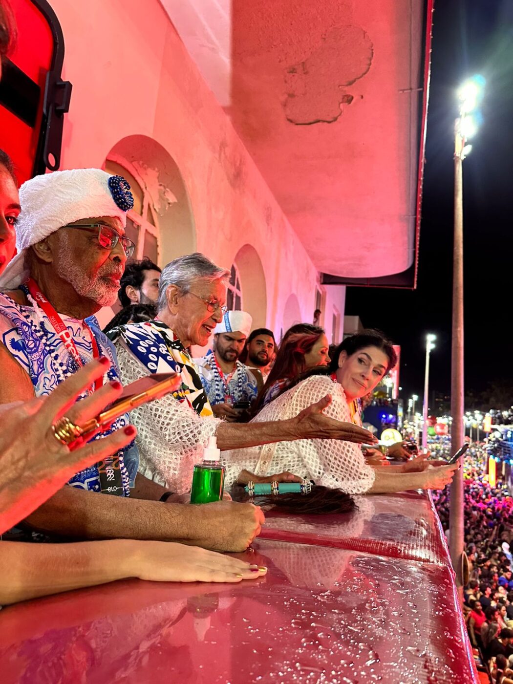 Gilberto Gil, Caetano Veloso e Paula Lavigne